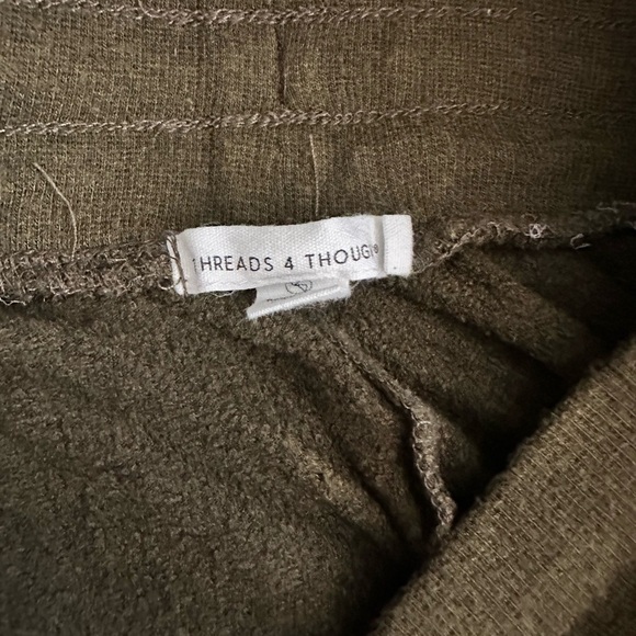 Threads 4 Thought Green Fleece Jogger Sweatpant - Picture 5 of 8